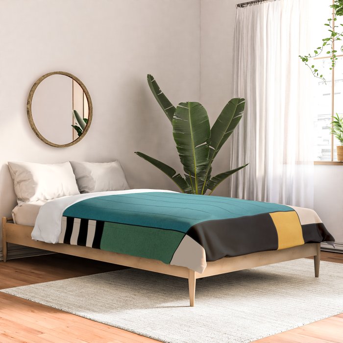 Geometric Abstraction 100 Comforter Gallery Image 2