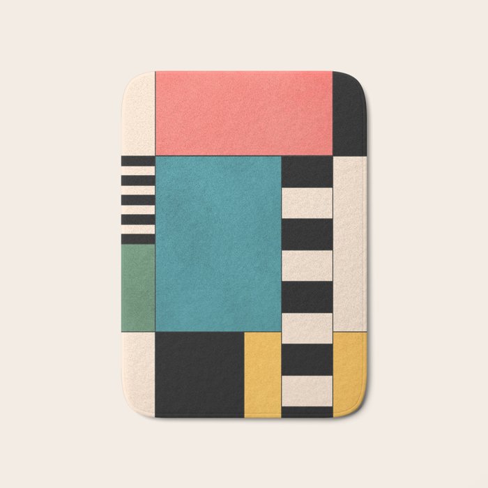 Geometric Abstraction 100 Bath Mat Gallery Image 1