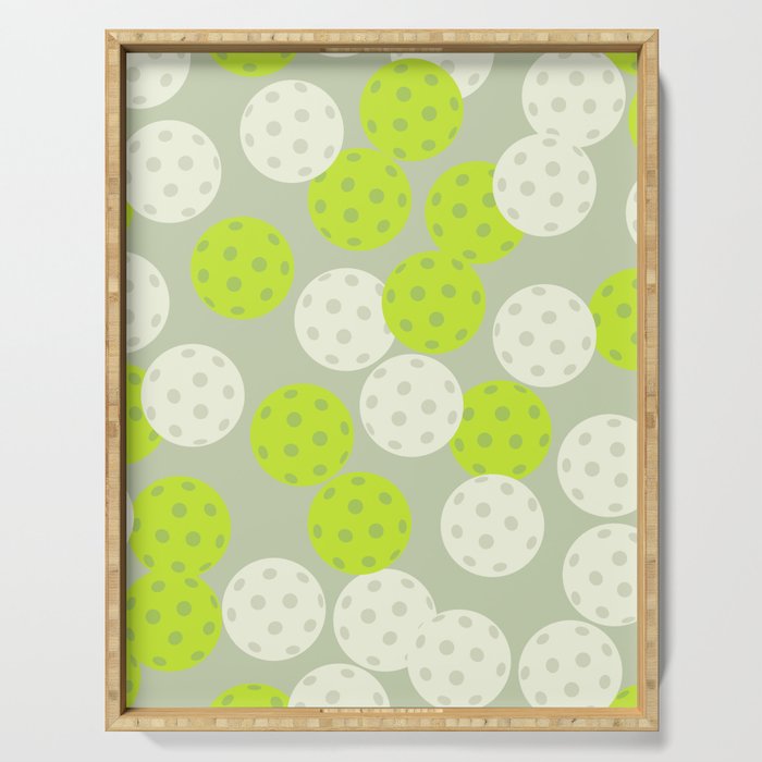 Pickleball Ball Pattern Serving Tray Gallery Image 1