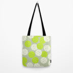 Pickleball Ball Pattern Tote Bag Gallery Image 2