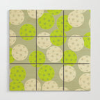Pickleball Ball Pattern Wood Wall Art Gallery Image 1