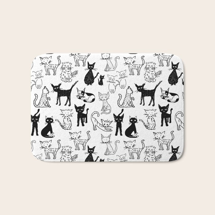 Cats Bath Mat Gallery Image 1