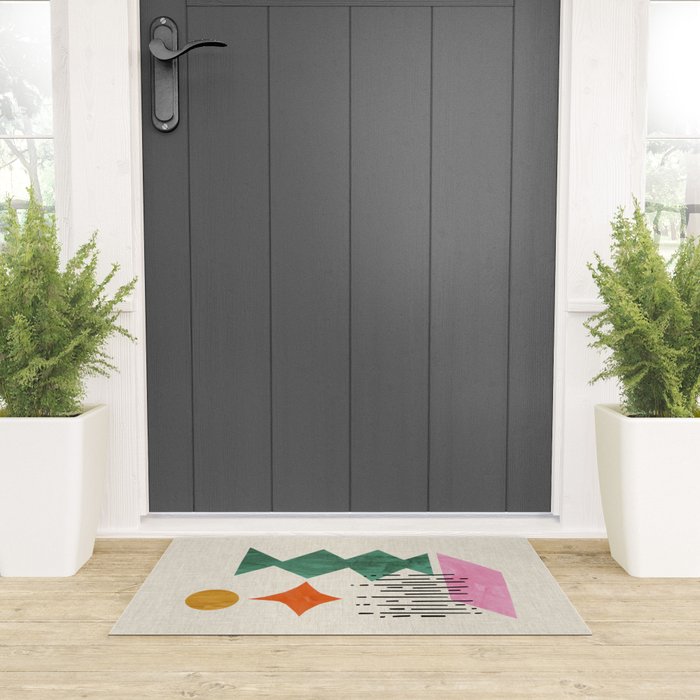 Midcentury Float Welcome Mat Gallery Image 3