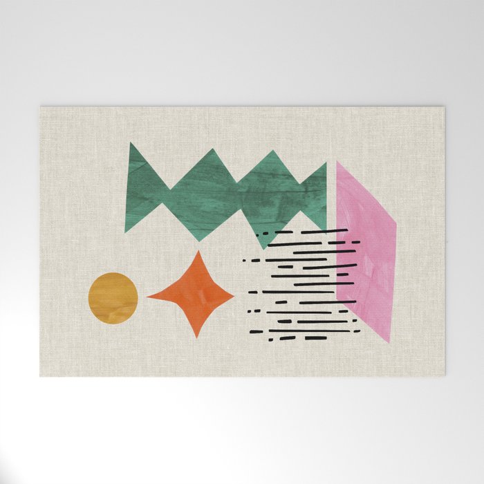 Midcentury Float Welcome Mat Gallery Image 1