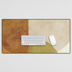 organic shapes abstract boho 4 Desk Mat Gallery Image 1