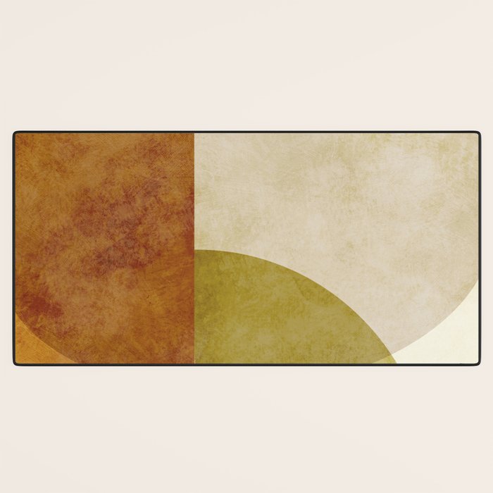 organic shapes abstract boho 4 Desk Mat Gallery Image 3