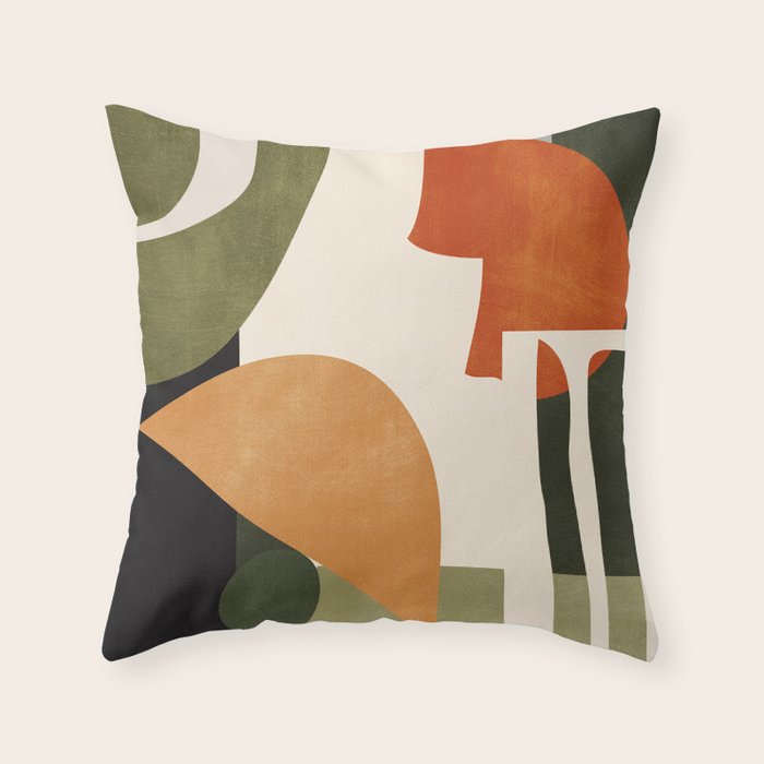 Abstract Art 42 Throw Pillow Gallery Image 1