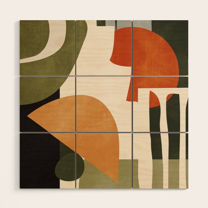 Abstract Art 42 Wood Wall Art Gallery Image 1