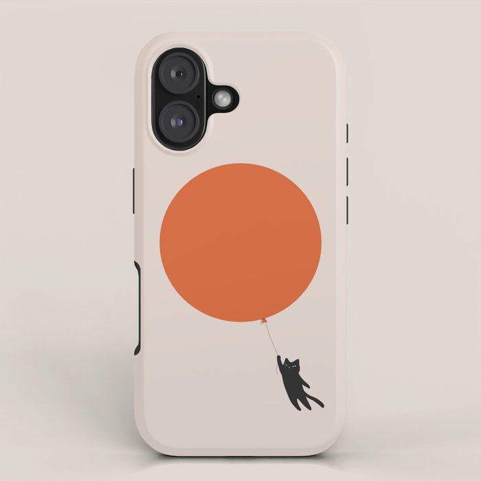 Cat Landscape 182: Sun Balloon iPhone Case Gallery Image 1