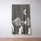 LANDSHAPES / Arctic - Night Window Curtain Gallery Image 3