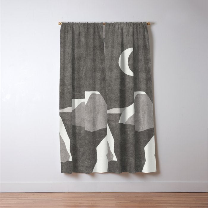 LANDSHAPES / Arctic - Night Window Curtain Gallery Image 3