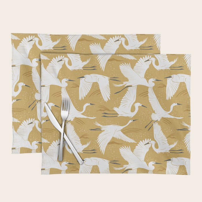 Soaring Wings - Goldenrod Yellow Placemat Gallery Image 1