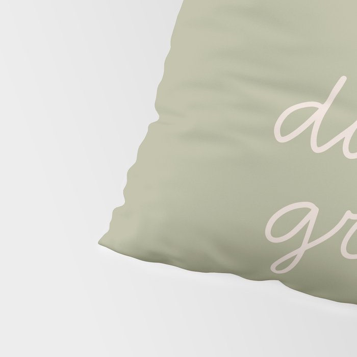 You Are Doing Great Sage Green Pillow Sham Gallery Image 4
