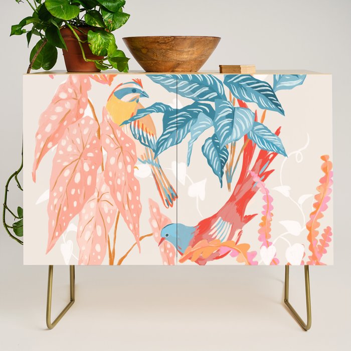 Birds and Plants Credenza Gallery Image 1