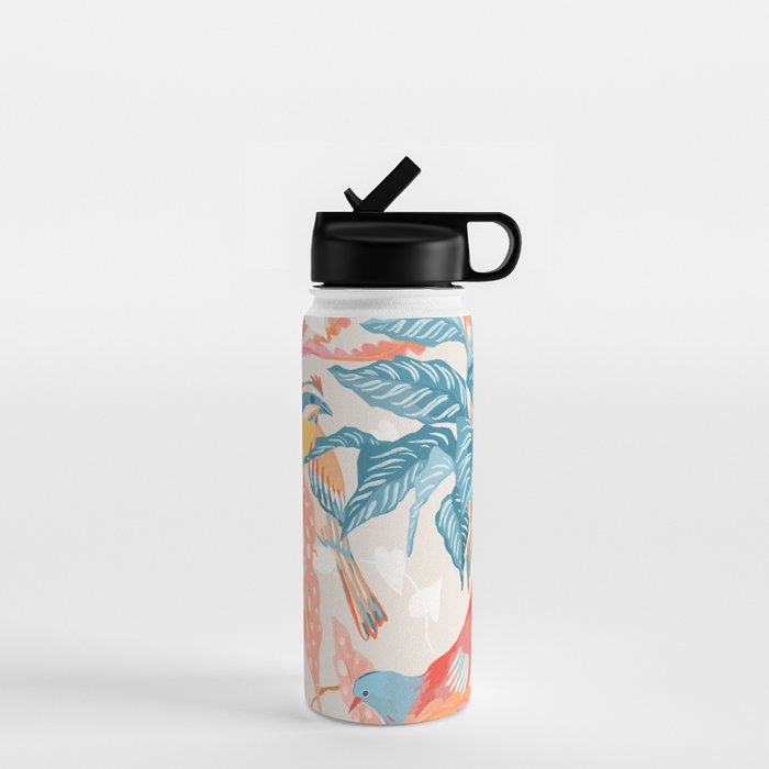 Birds and Plants Water Bottle Gallery Image 1