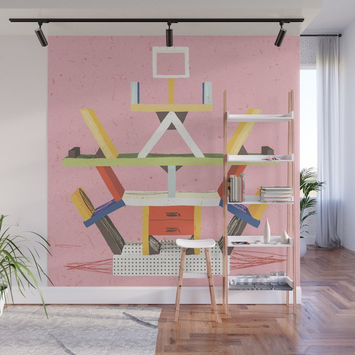 Memphis Style Icon Wall Mural Gallery Image 1