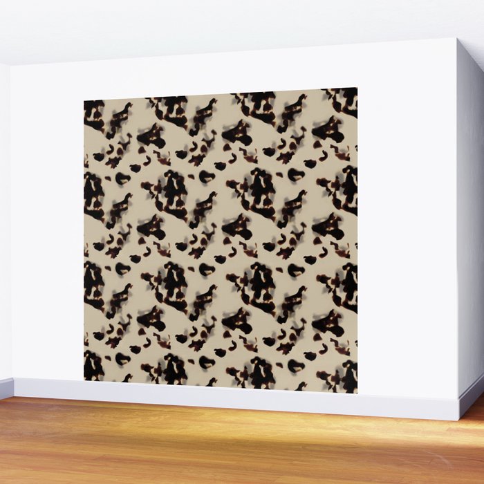Chic Tortoise Shell on Ivory Wall Mural Gallery Image 2