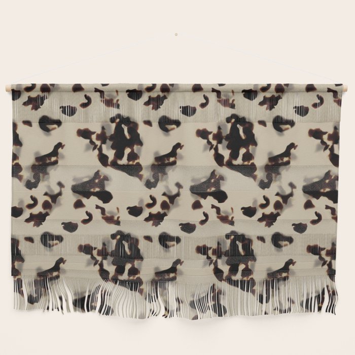 Chic Tortoise Shell on Ivory Wall Hanging Gallery Image 1