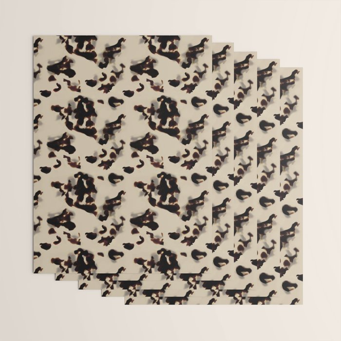 Chic Tortoise Shell on Ivory Wrapping Paper Gallery Image 3