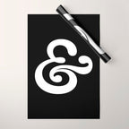 The Ampersand: B&W Edition Wrapping Paper Gallery Image 1