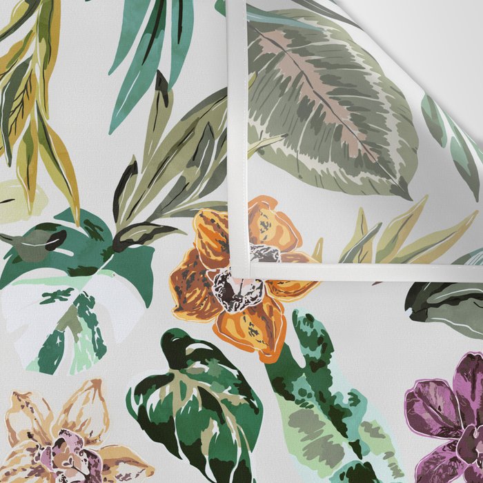Wild colorful jungle FN7 Wall Tapestry Gallery Image 3