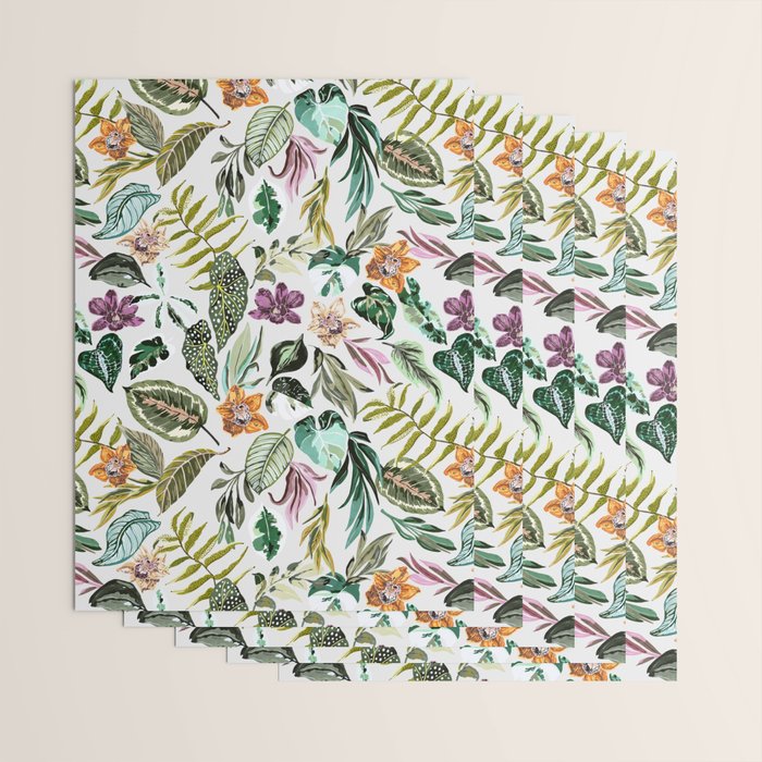 Wild colorful jungle FN7 Wrapping Paper Gallery Image 3
