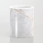 White Italian Marble & Gold Coffee Mug Gallery Image 4