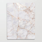 White Italian Marble & Gold Notebook Gallery Image 4
