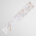 White Italian Marble & Gold Table Runner Gallery Image 3
