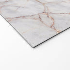 White Italian Marble & Gold Welcome Mat Gallery Image 2
