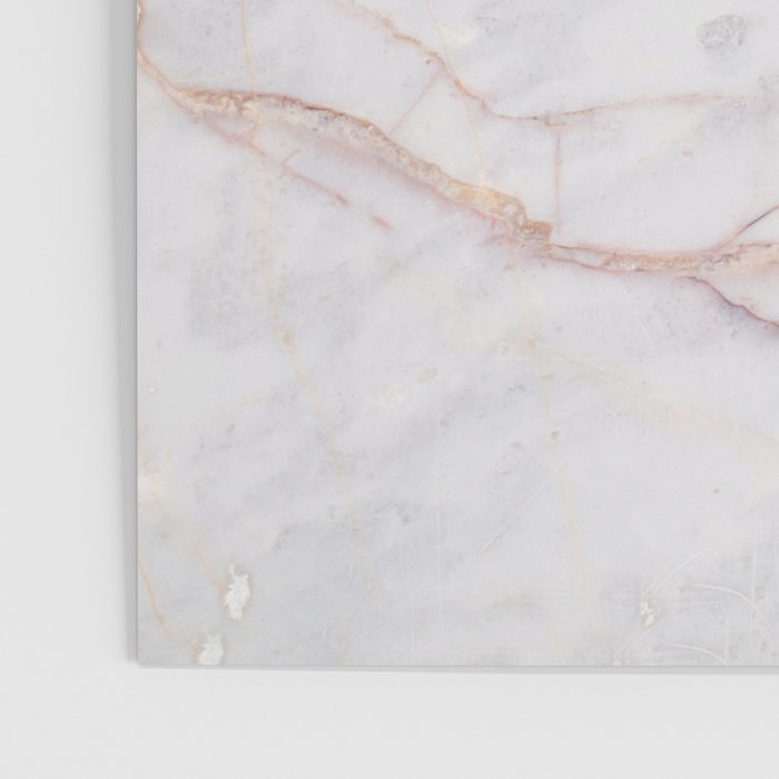 White Italian Marble & Gold Poster Gallery Image 3