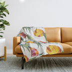 Pineapples Throw Blanket Gallery Image 1