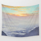 Sea of Clouds (Unkai, Ho-o-San) Hiroshi Yoshida Modern Japanese Woodblock Print Wall Tapestry Gallery Image 4