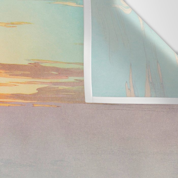 Sea of Clouds (Unkai, Ho-o-San) Hiroshi Yoshida Modern Japanese Woodblock Print Wall Tapestry Gallery Image 3