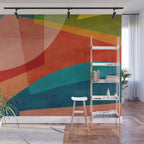 Colorful Unique Modern Playful Artwork Wall Mural Gallery Image 1