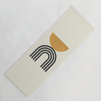 Mid century modern - half sun arch Yoga Mat Gallery Image 1