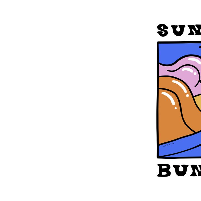 Sun's Out Buns Out (with Lettering) Coffee Mug Gallery Image 2