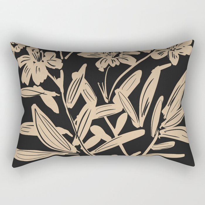 Minimalist Flowers  Rectangular Pillow Gallery Image 2