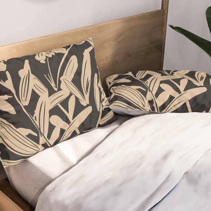 Minimalist Flowers  Pillow Sham Gallery Image 2