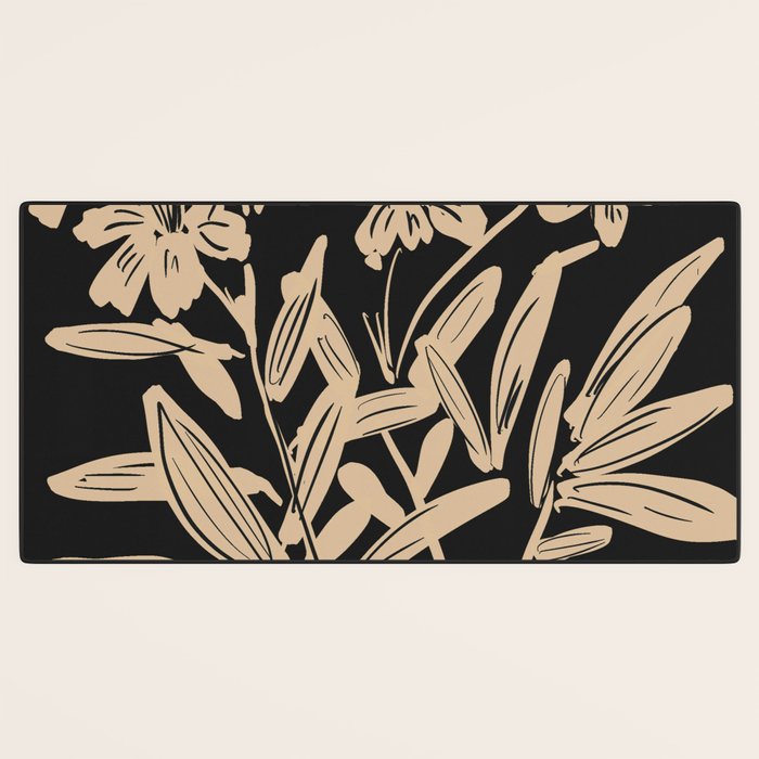 Minimalist Flowers  Desk Mat Gallery Image 3