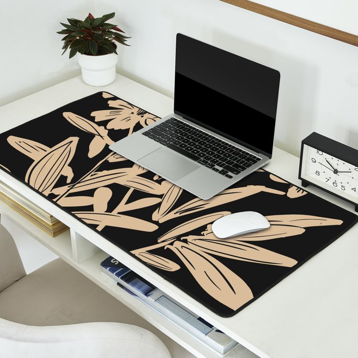 Minimalist Flowers  Desk Mat Gallery Image 2