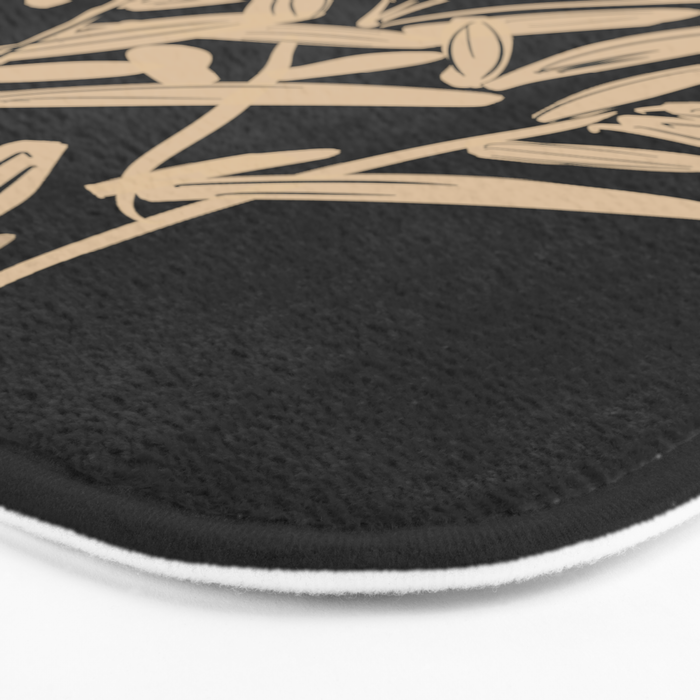 Minimalist Flowers  Bath Mat Gallery Image 3