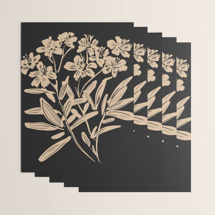 Minimalist Flowers  Wrapping Paper Gallery Image 3