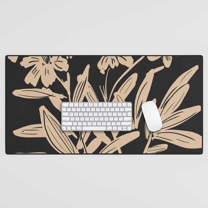 Minimalist Flowers  Desk Mat Gallery Image 1