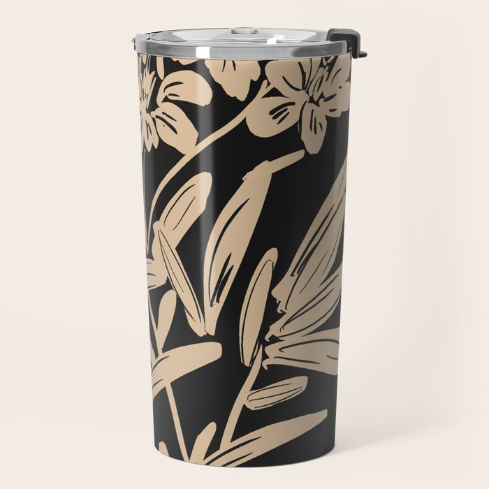 Minimalist Flowers  Travel Mug Gallery Image 2