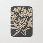Minimalist Flowers  Bath Mat Gallery Image 1