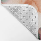 Abstract Watercolor Dreamy Autumn Painting Romantic Botanica Bath Mat Gallery Image 2