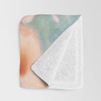Abstract Watercolor Dreamy Autumn Painting Romantic Botanica Throw Blanket Gallery Image 3