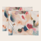 Abstract Watercolor Dreamy Autumn Painting Romantic Botanica Placemat Gallery Image 1