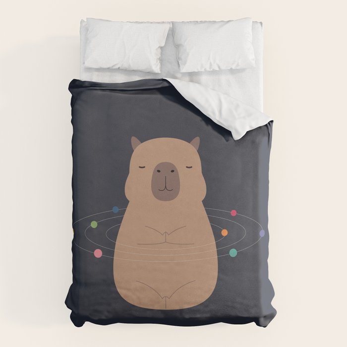 Capybara Universe Duvet Cover Gallery Image 1